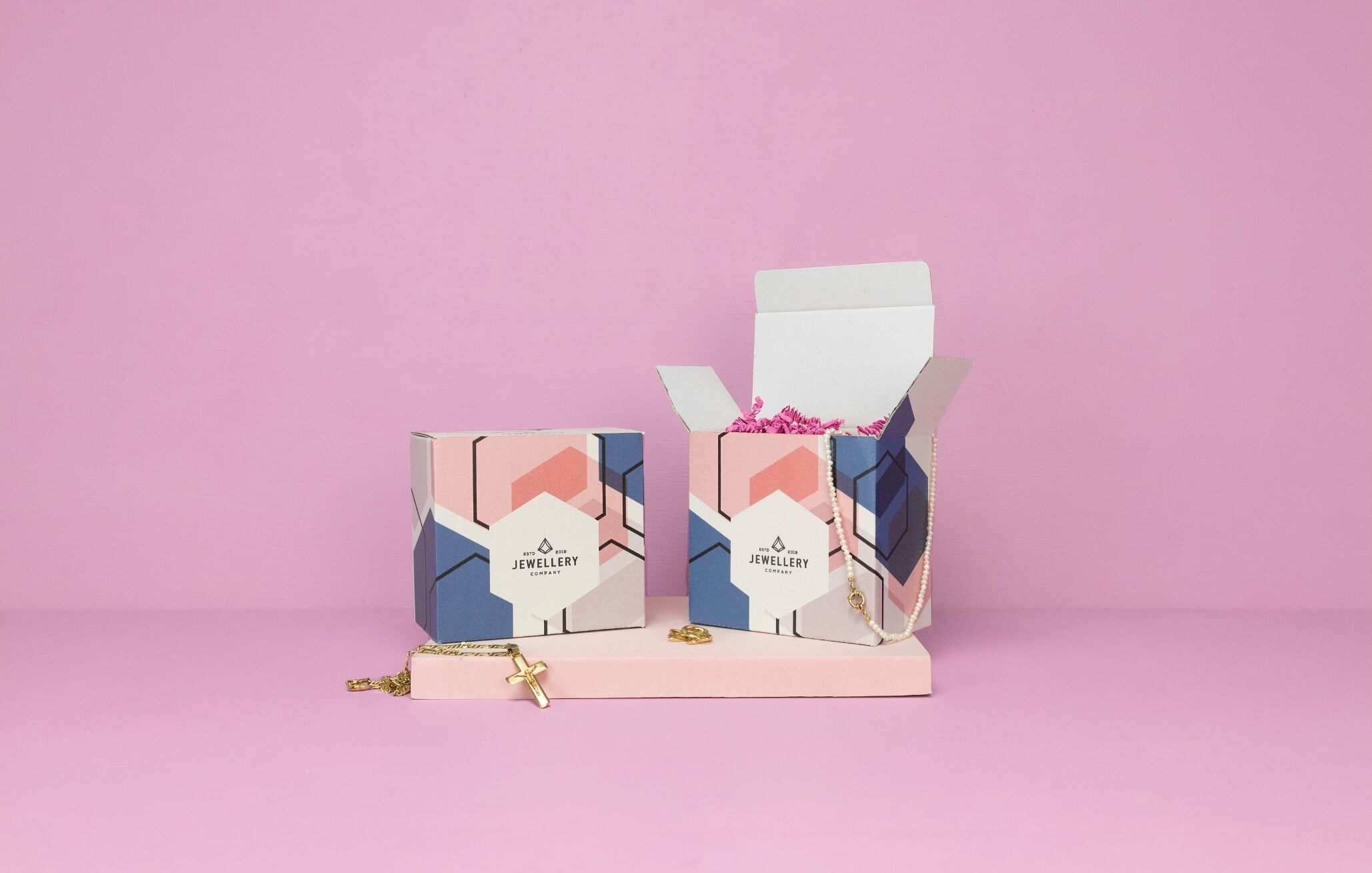 Optik einer Verpackung durch Druck und Veredelungen